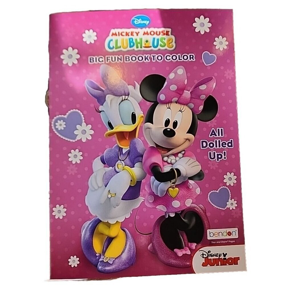 Mickey Mouse Clubhouse Big Fun Book To Color All Dolled Up! Minnie & Daisy